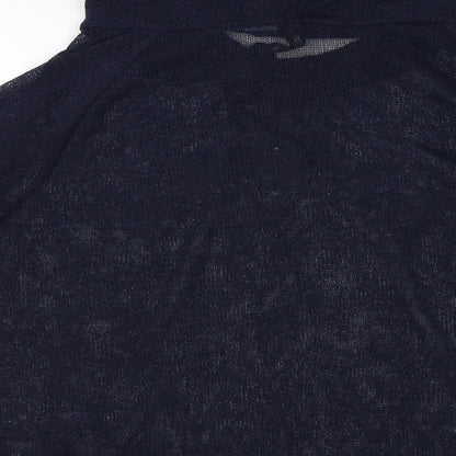 H&M  Womens Blue   Pullover Hoodie Size M