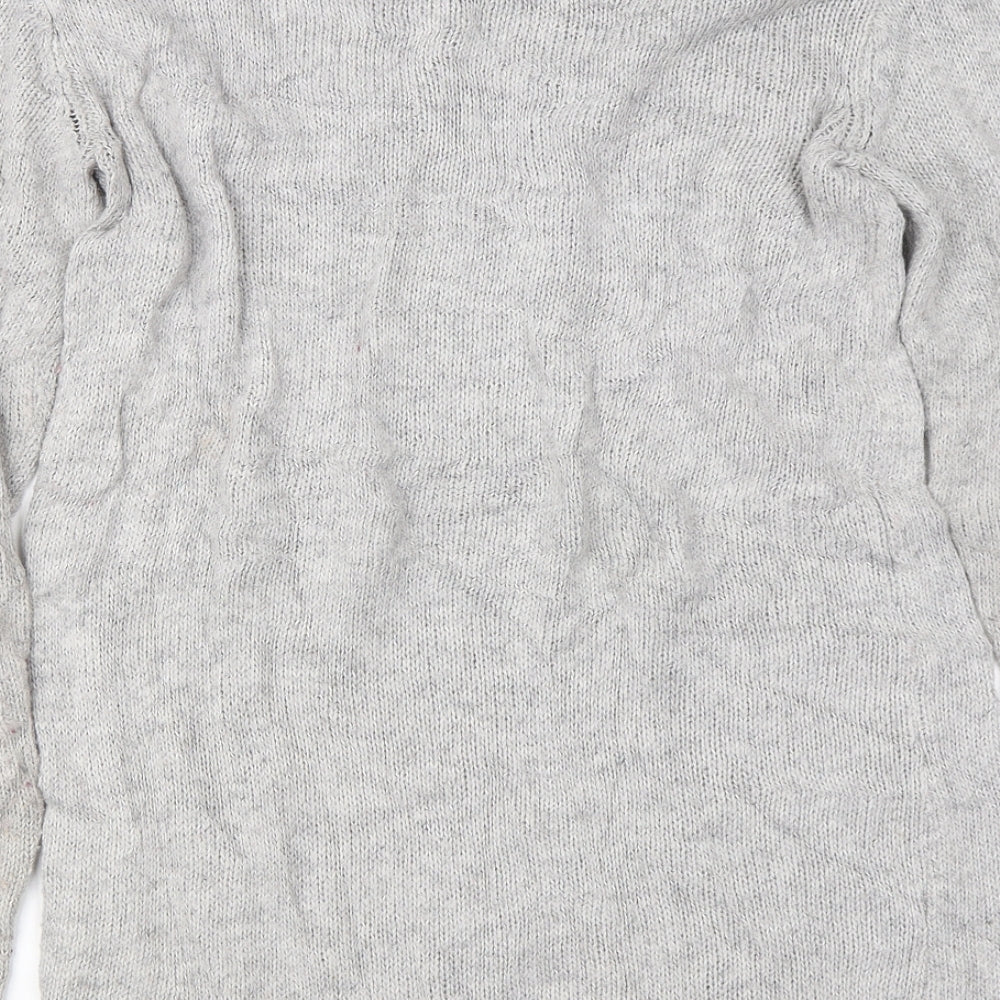 H&M Girls Grey   Pullover Jumper Size 14 Years  - Sequin Stars