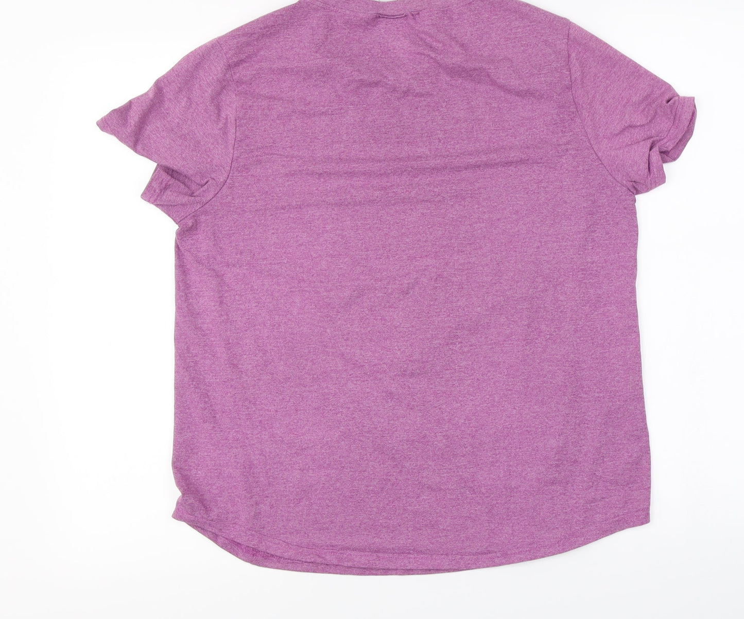 Womens UK Size 12 Lee Cooper Pink Basic T-Shirt