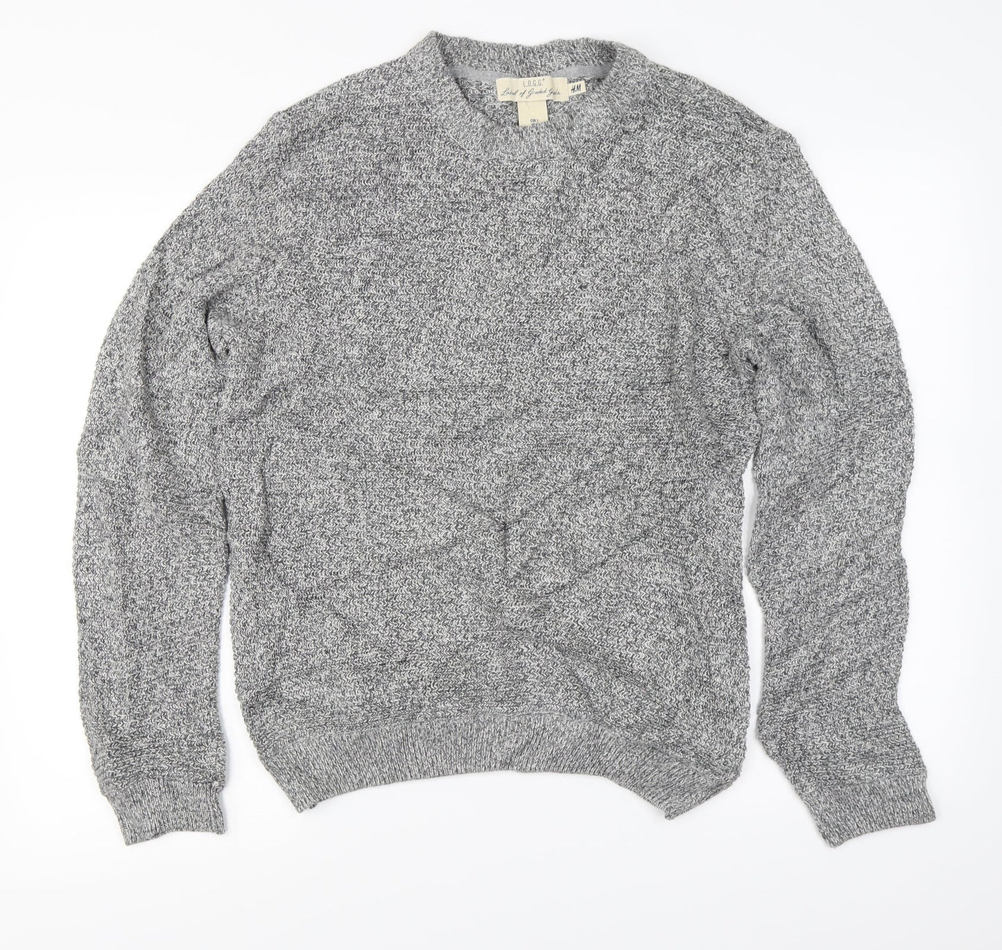 L.O.G.G   Mens Grey   Pullover Jumper Size S