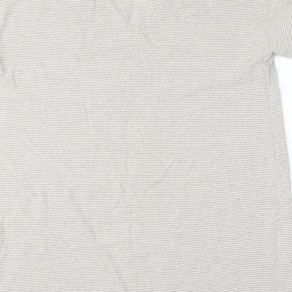 Womens UK Size L H&M Ivory Basic T-Shirt