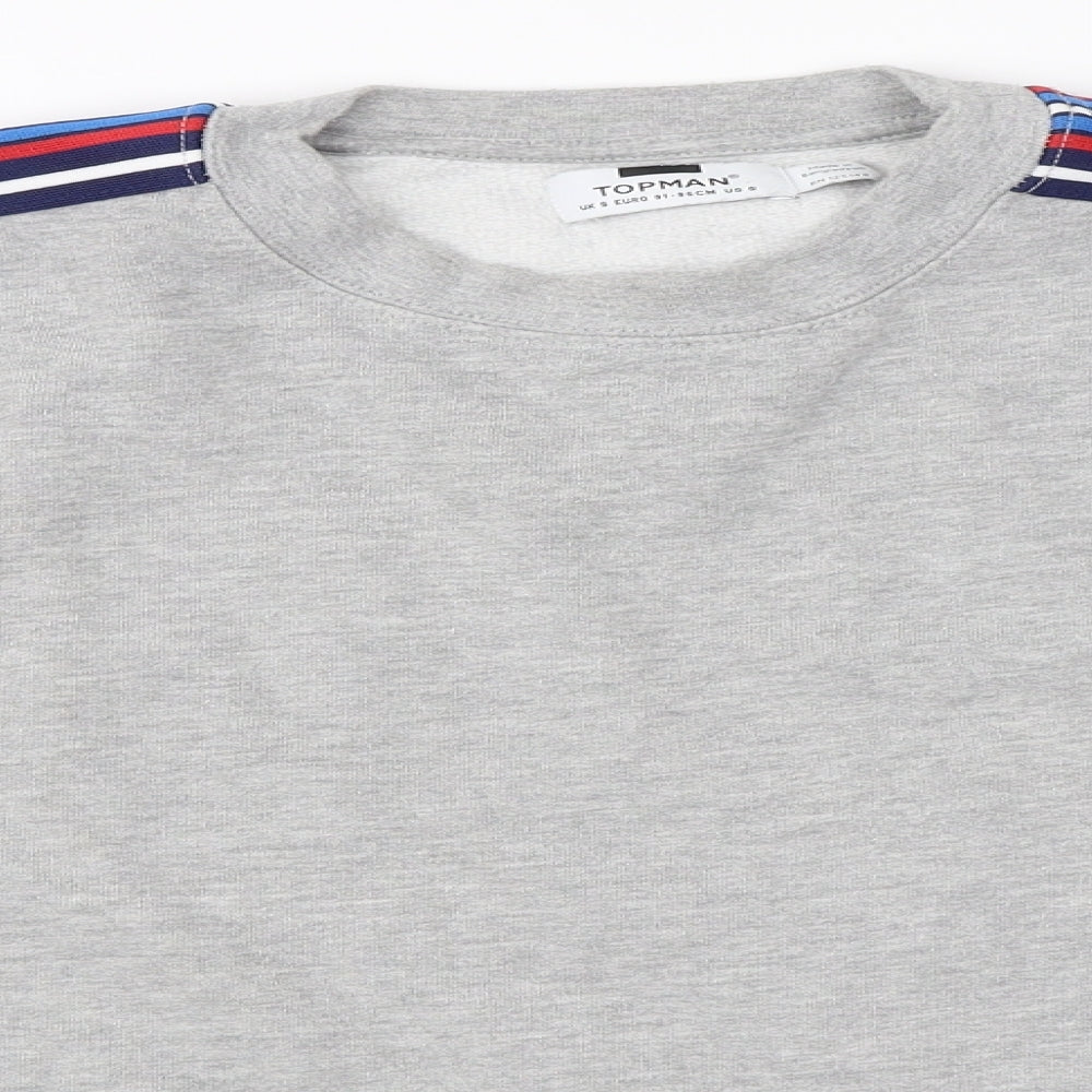 Topman  Mens Grey   Pullover Jumper Size S