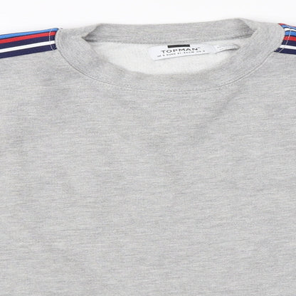 Topman  Mens Grey   Pullover Jumper Size S