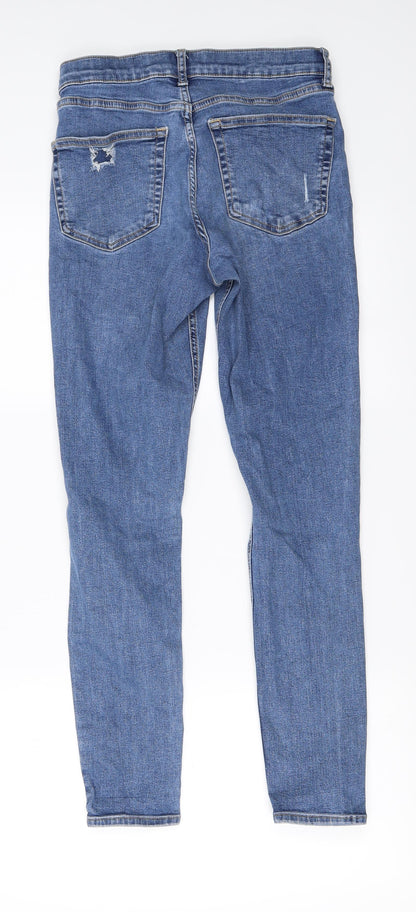 Topshop Womens Blue   Skinny Jeans Size 26 in L25 in