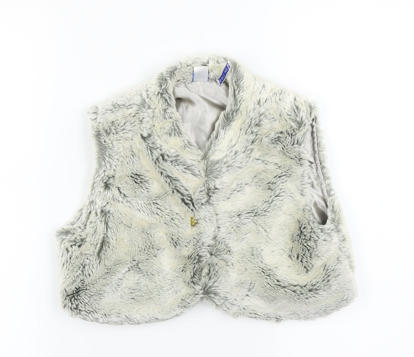 Adams Girls Grey   Gilet Coat Size 10 Years