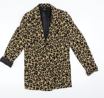 NEXT Womens Multicoloured Animal Print  Jacket Blazer Size 6