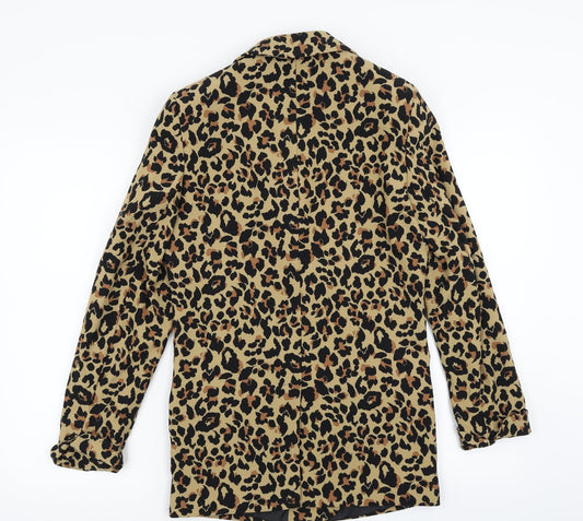 NEXT Womens Multicoloured Animal Print  Jacket Blazer Size 6