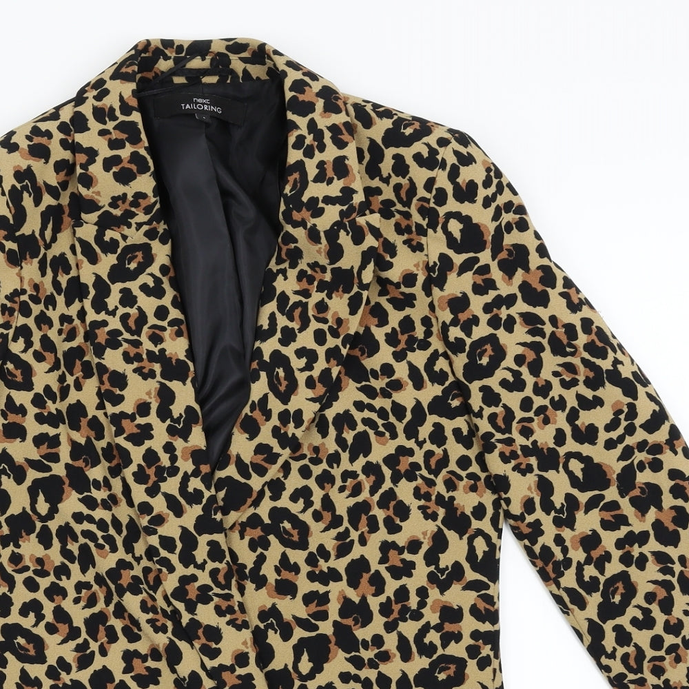 NEXT Womens Multicoloured Animal Print  Jacket Blazer Size 6