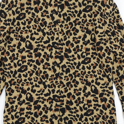 NEXT Womens Multicoloured Animal Print  Jacket Blazer Size 6