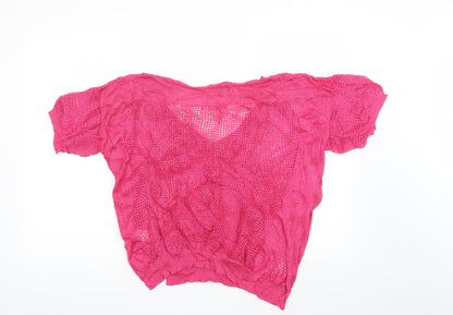 Next Womens Pink   Pullover Jumper Size 14