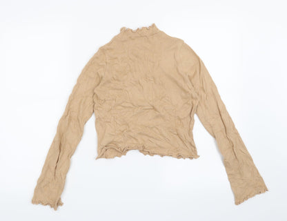 Pull & Bear Womens Beige   Pullover Jumper Size S