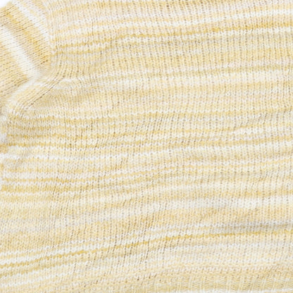 NEXT Womens Yellow Striped  Pullover Jumper Size 14