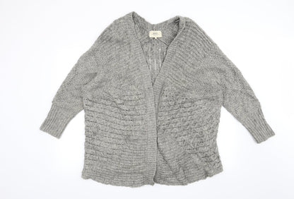 Papaya Womens Grey   Cardigan Jumper Size M