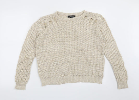 Atmosphere Womens Beige   Pullover Jumper Size 8