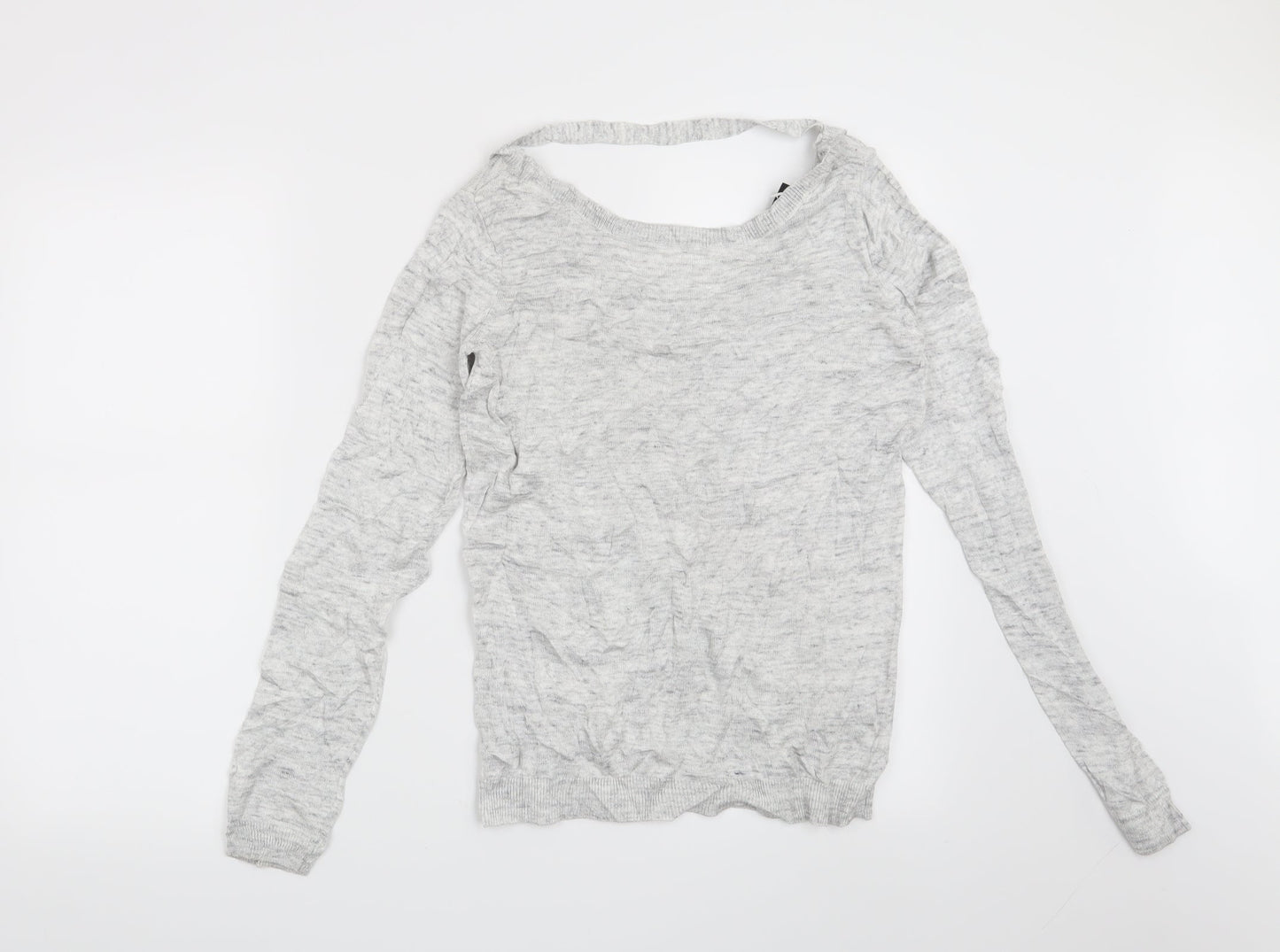 VILA Womens Grey   Pullover Jumper Size S
