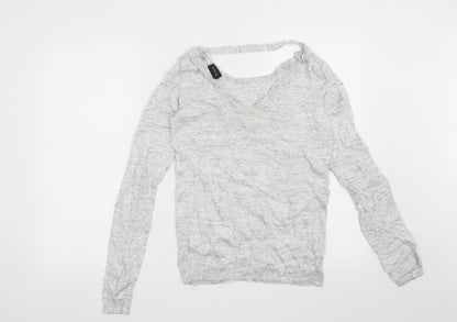 VILA Womens Grey   Pullover Jumper Size S