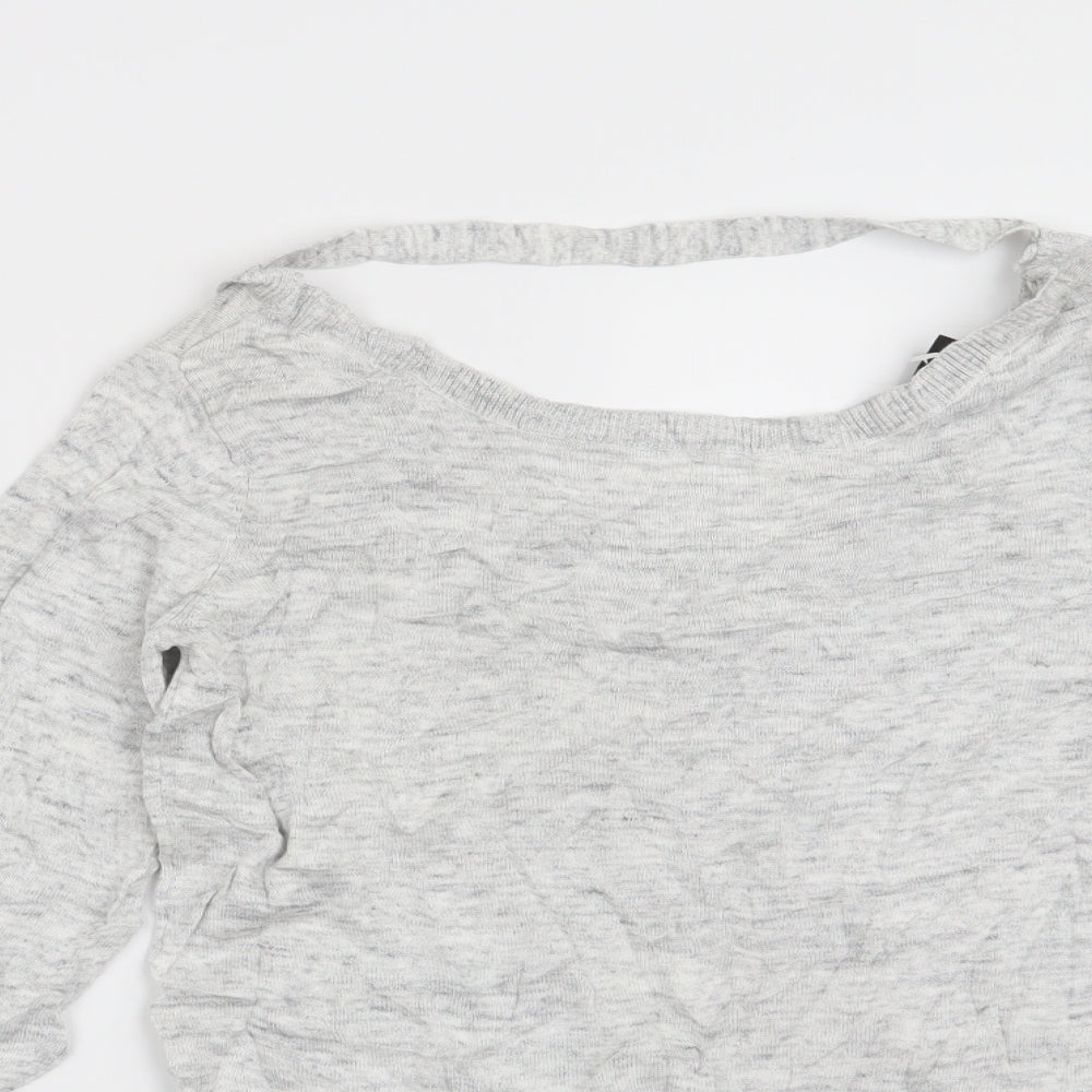 VILA Womens Grey   Pullover Jumper Size S