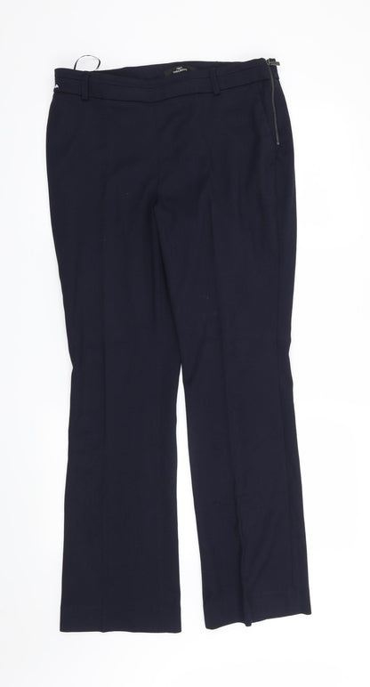 Womens UK Size 12 NEXT Regular Fit  Blue Trousers