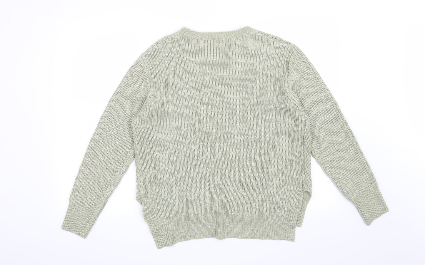 Peacocks Womens Green   Pullover Jumper Size S