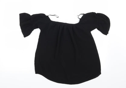 Quiz Womens Black   Basic Blouse Size 8