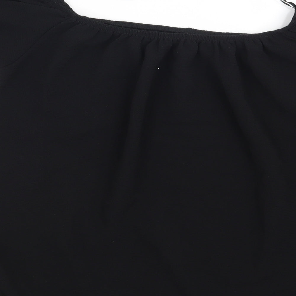 Quiz Womens Black   Basic Blouse Size 8