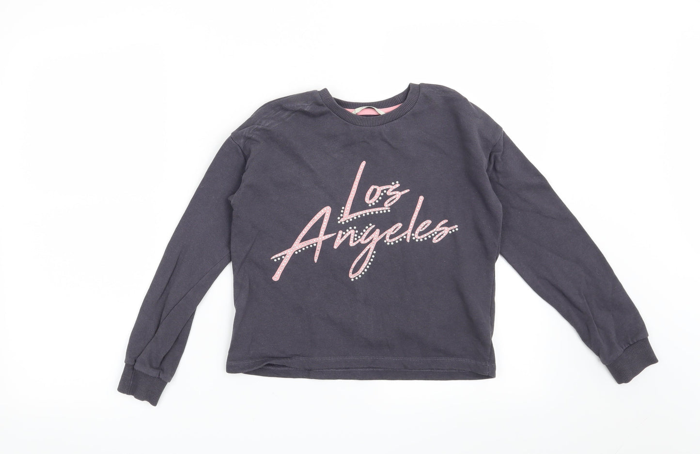 George Girls Blue   Pullover Sweatshirt Size 9-10 Years  - Los Angeles