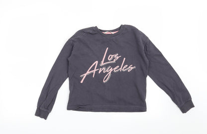 George Girls Blue   Pullover Sweatshirt Size 9-10 Years  - Los Angeles