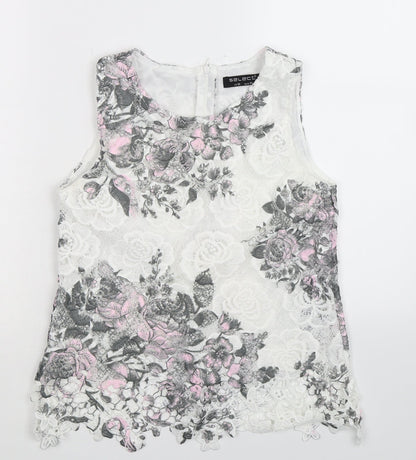 Womens UK Size 6 Select Multicoloured Basic Tank
