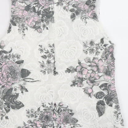 Womens UK Size 6 Select Multicoloured Basic Tank