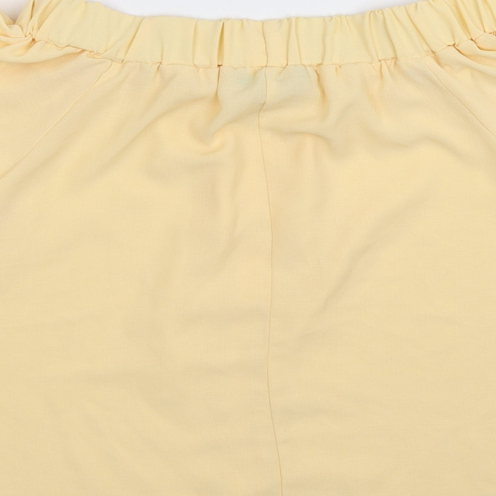 Womens UK Size 8 Select Beige Basic Blouse