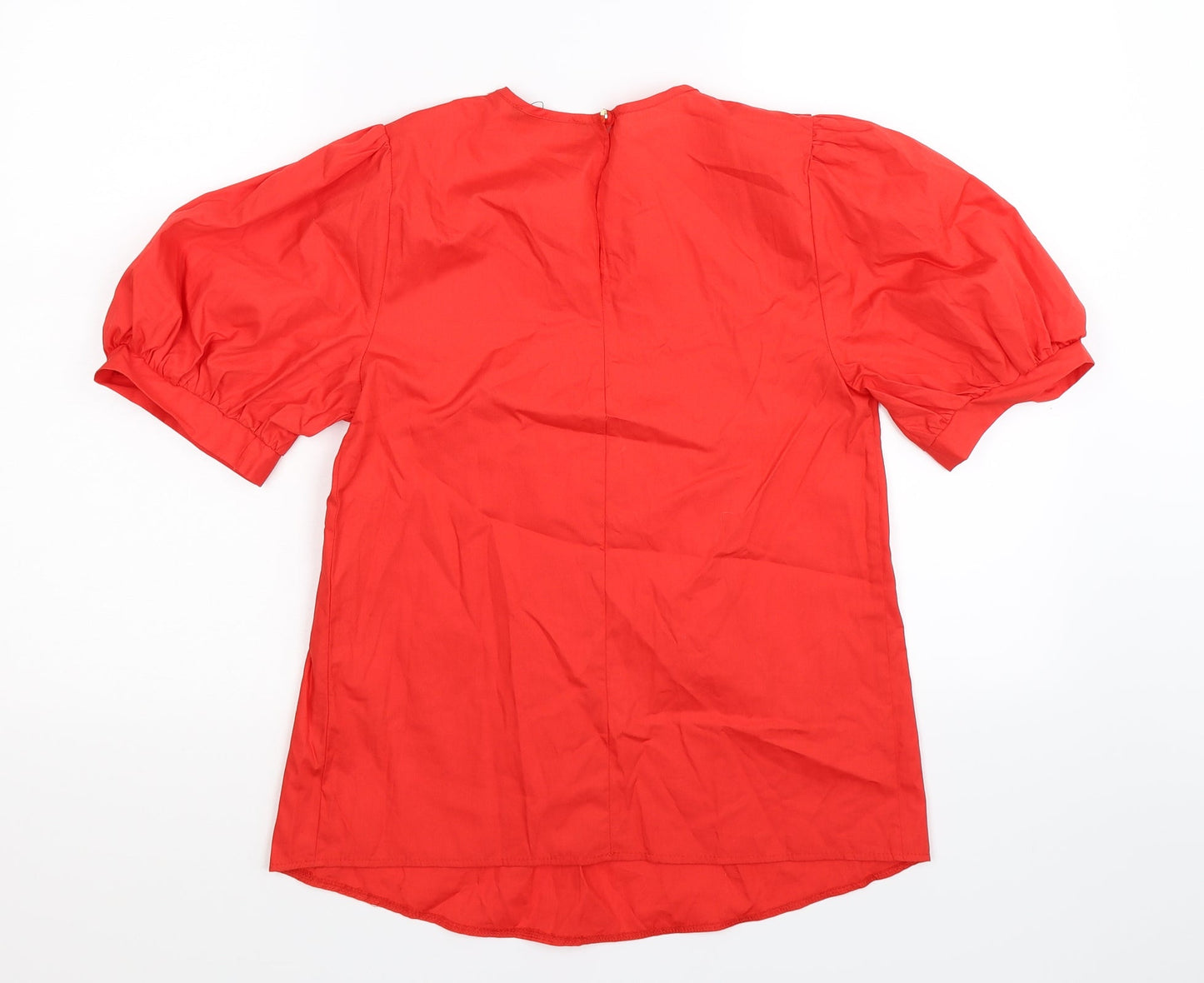 George Womens Red   Basic Blouse Size 8