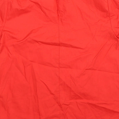 George Womens Red   Basic Blouse Size 8