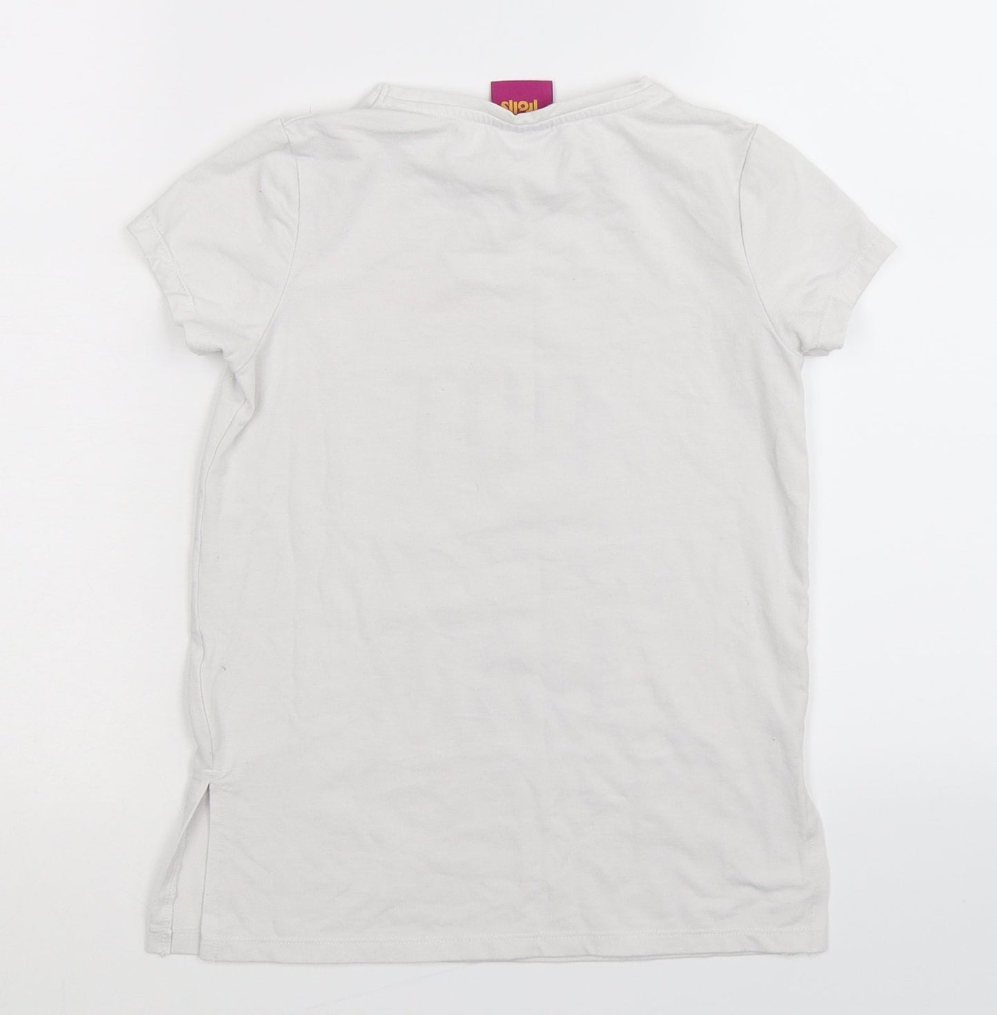 Dreamworks Girls White   Pullover T-Shirt Size S