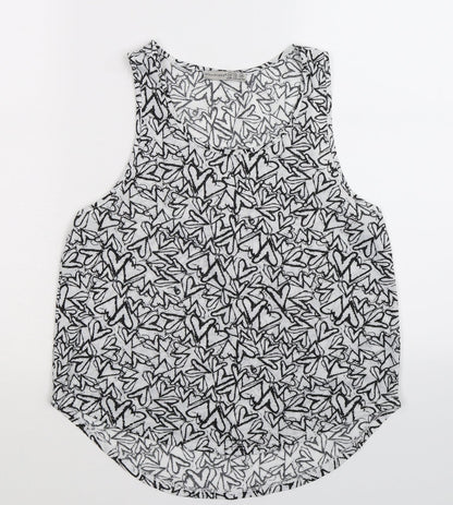 Atmosphere Womens White   Basic Tank Size 10