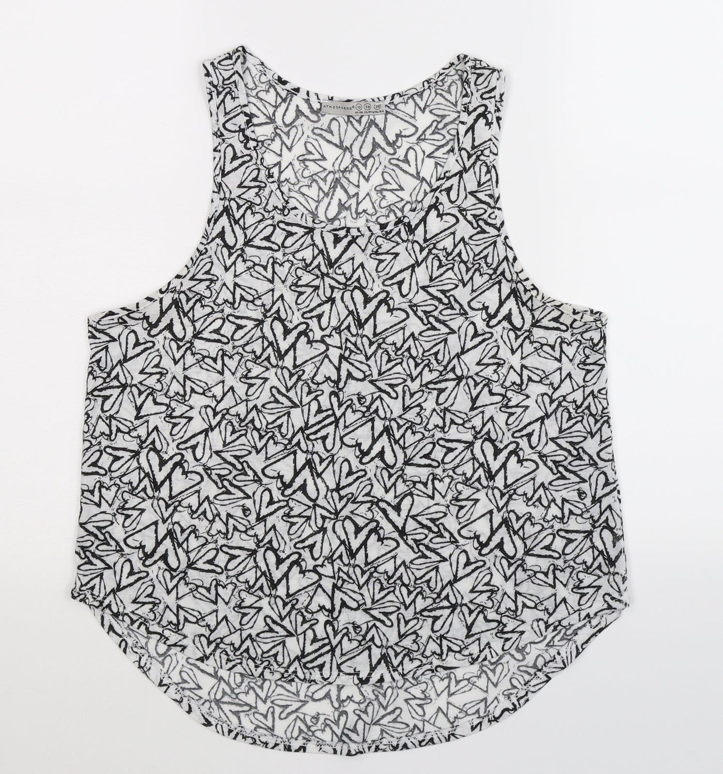 Atmosphere Womens White   Basic Tank Size 10