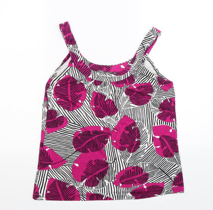 Womens UK Size 10 Wallis Multicoloured Basic Tank