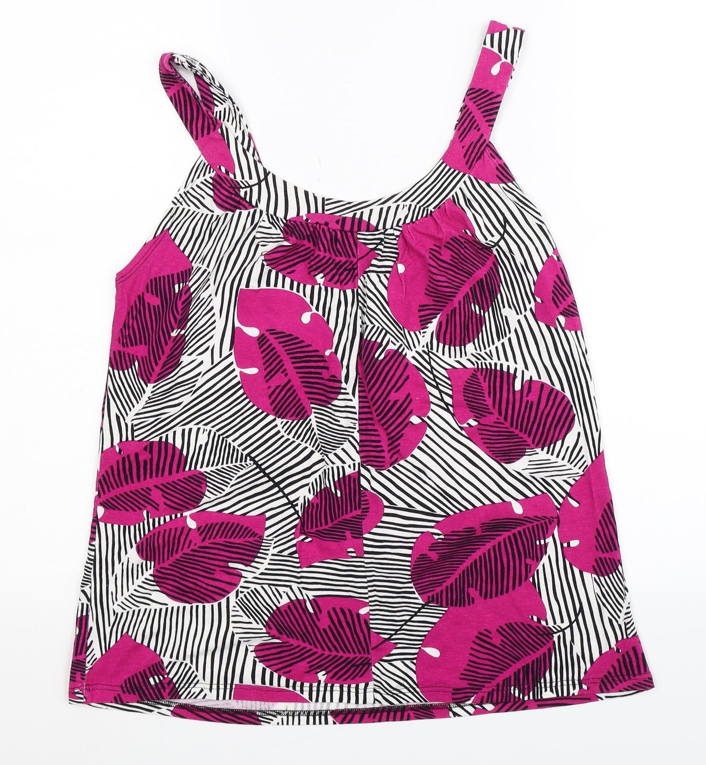 Womens UK Size 10 Wallis Multicoloured Basic Tank