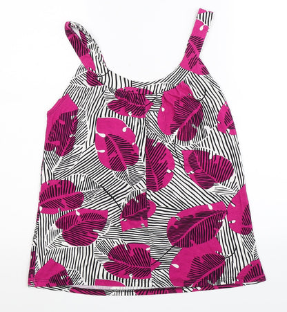 Womens UK Size 10 Wallis Multicoloured Basic Tank