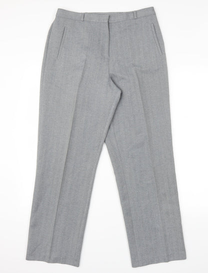 Womens UK Size 12 BHS Regular Fit Sweatpants Grey Trousers