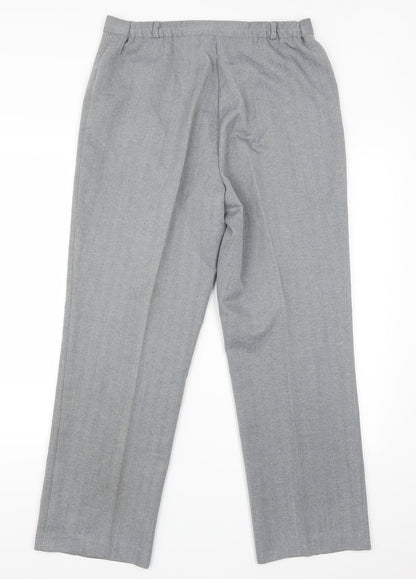 Womens UK Size 12 BHS Regular Fit Sweatpants Grey Trousers