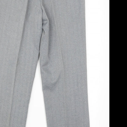 Womens UK Size 12 BHS Regular Fit Sweatpants Grey Trousers
