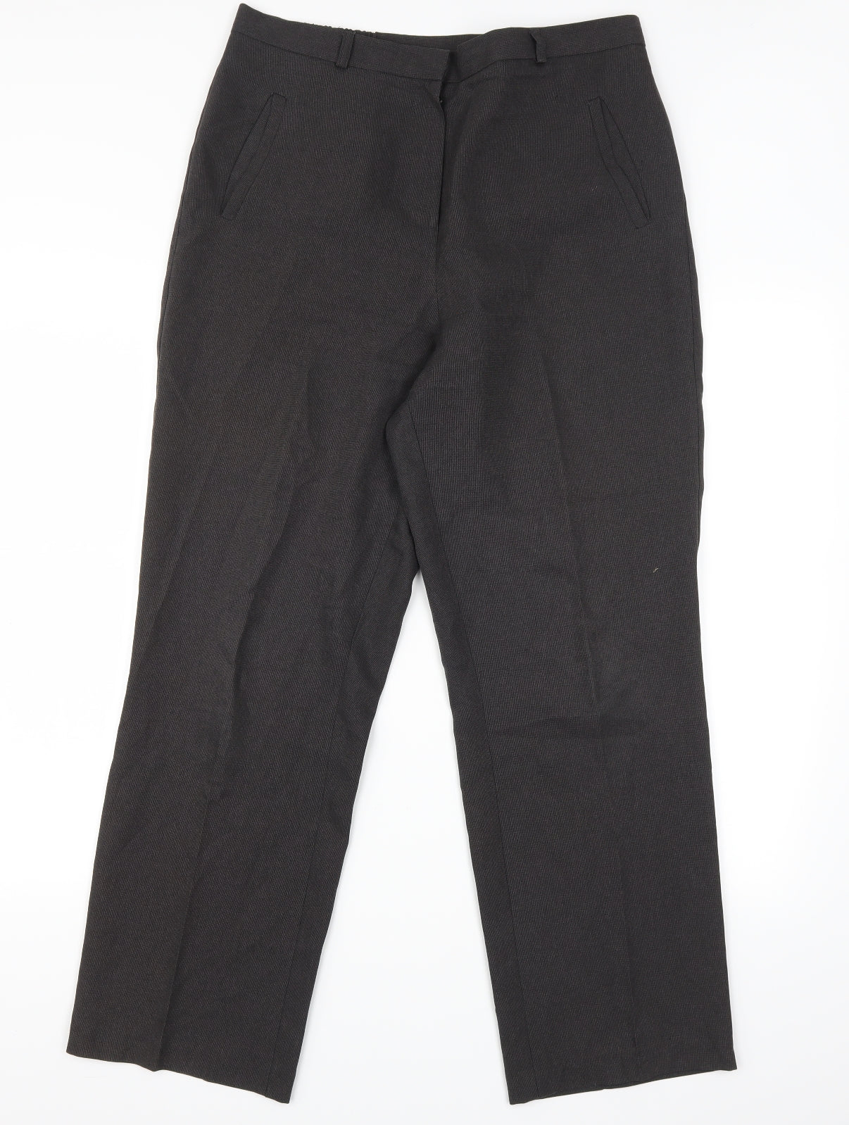Womens UK Size 12 BHS Regular Fit  Grey Trousers
