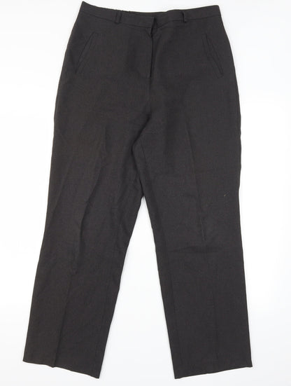 Womens UK Size 12 BHS Regular Fit  Grey Trousers