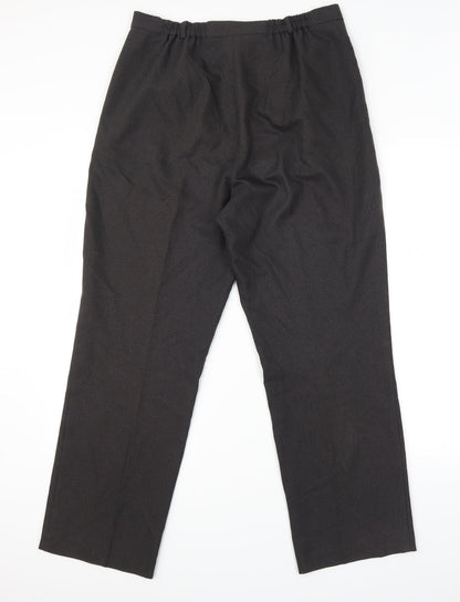 Womens UK Size 12 BHS Regular Fit  Grey Trousers