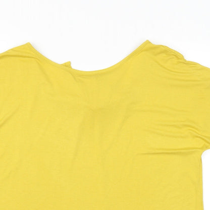 George Womens Yellow    Blouse Size 16