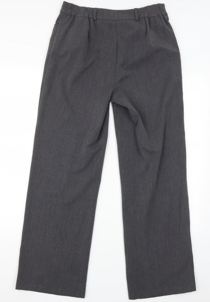 Womens UK Size 10 slimma Regular Fit  Grey Trousers