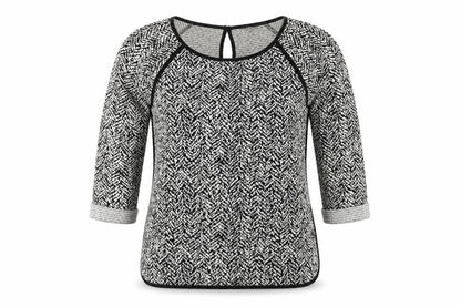 Next Womens Black Polka Dot  Pullover Jumper Size 8