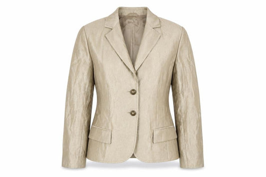 Cavita Womens Gold   Gilet Blazer Size 10
