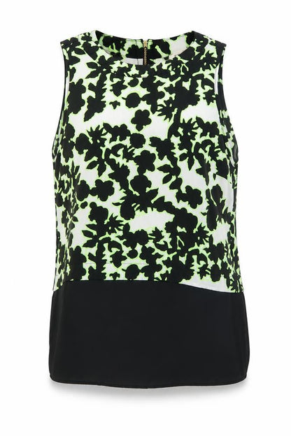 Womens UK Size 10 River Island Black Basic Tank
