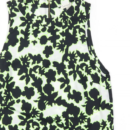 Womens UK Size 10 River Island Black Basic Tank